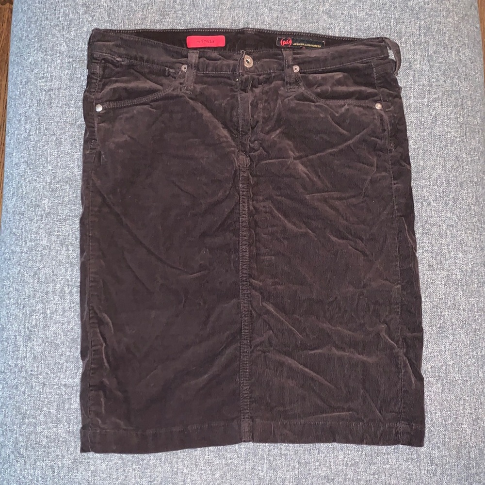 Adriano Goldschmied pencil skirt - brown corduroy